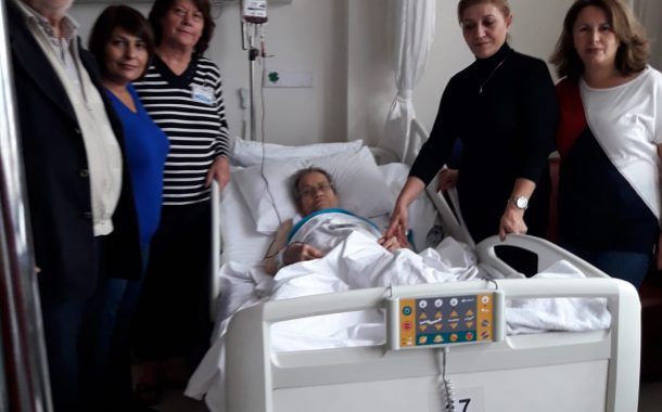 Üyemiz Mine YILDIZ'ın Kalça Kırığı Operasyonu Geçiren Annesi Gülhane Eğt.ve Arşt.Hastanesi'nde 06.12.2018'de Ziyaret Edilmiştir.